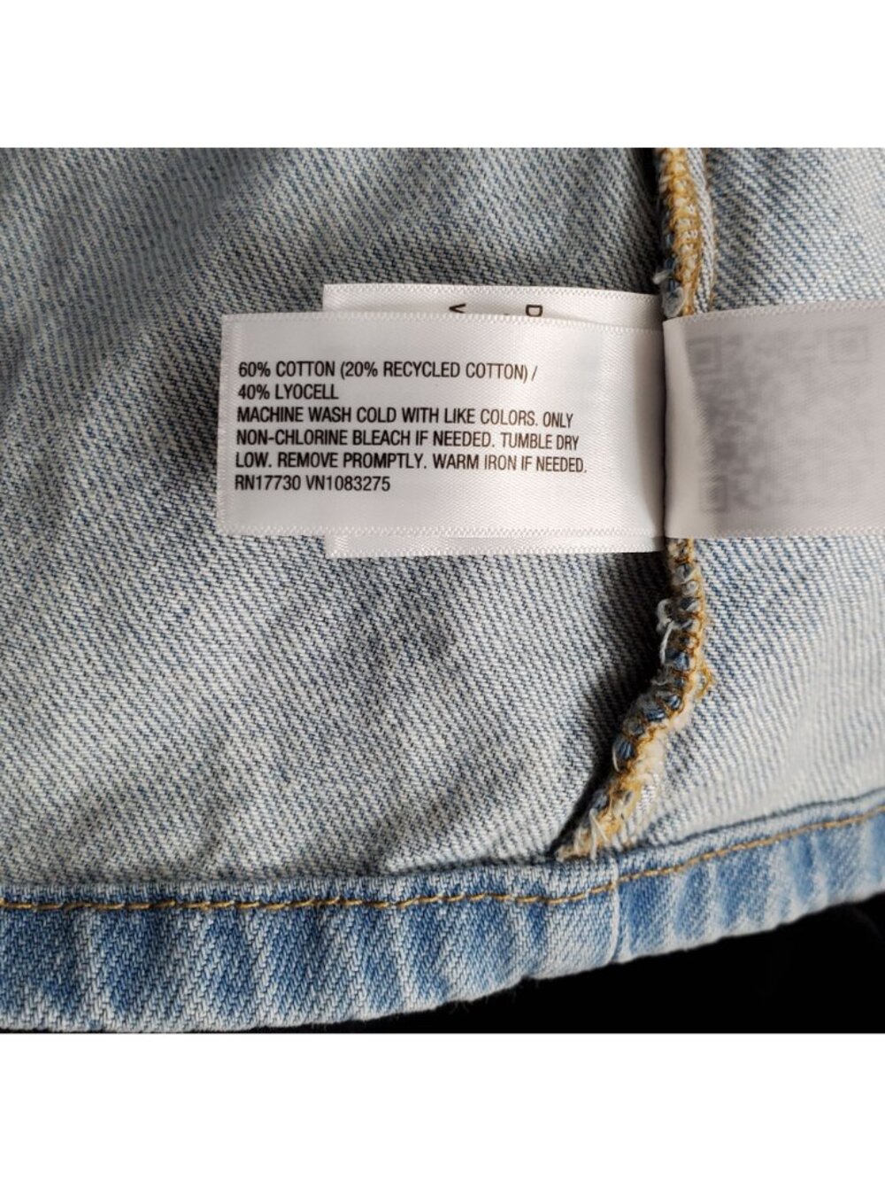 Universal Thread Denim Shirt Dress Snap Buttons Long Sleeve Size 2 With Pockets - Picture 5 of 7